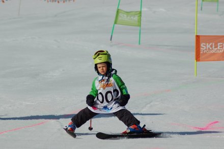 Uczestnik zawodów podczas przejazdu